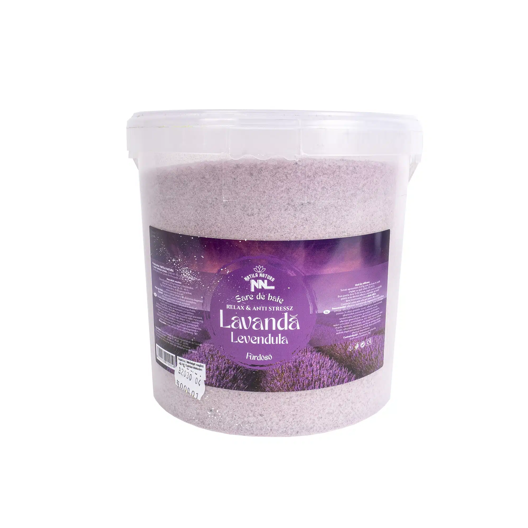 EXT9972_1 Sare de baie, galeata de 5kg, aroma lavanda Z-TOOLS / EXT9972 - imagine 1