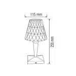 Lampa de birou, aprindere touch, 1W, incarcare USB, INTER 3CCT, HOROZ / 050-004-0001 - imagine 2