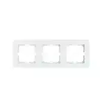 Rama pentru priza tripla KARELL EXEN, alb / 200-010000-103