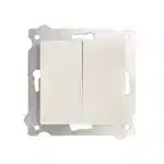 Intrerupator dublu 10A, 250V EXEN alb / 290-000102-202