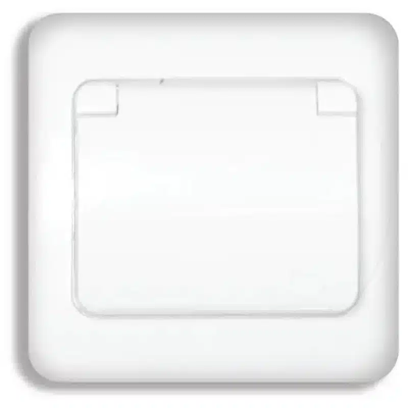 QC-4-122_1 Priza simpla cu capac, practic / QC-4-122 - imagine 1