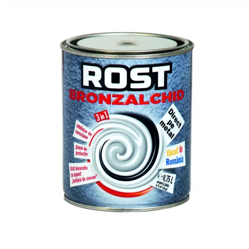 EXT10074_1 Vopsea bronzalchid 3 in 1, 0.75L, argintiu Z-TOOLS / EXT10074 - imagine 1