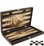 Joc de table din piele ecologica, model PIRATE SHIP, Z-TOOLS / ZTS5512-7 - imagine 2