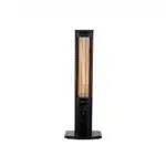 Radiator cu infrarosu vertical, 2 rezistente, putere 2000W, termostat reglabil, siguranta la rasturnare, negru FLORIA / ZLN4031
