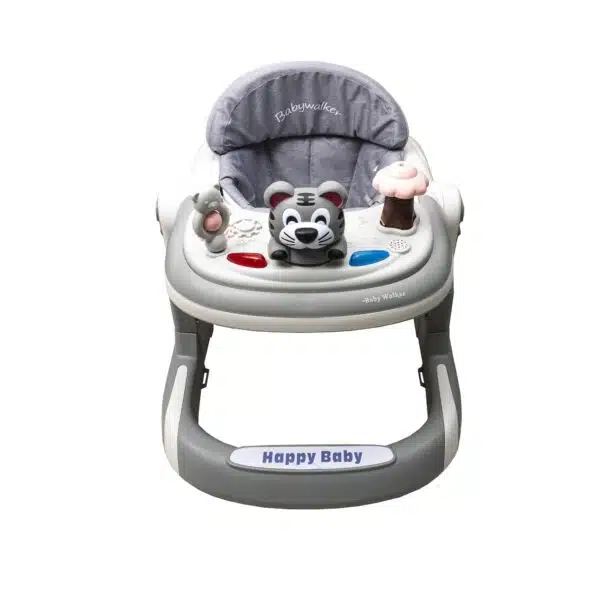 Premergator cu 6 roti silentioase, 6luni+, sezut reglabil, pliere usoara, gri Z-TOOLS / ZTS9133 - imagine 5