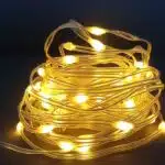 Instalație LED Fairy, 5V DC, lumină amber, lungime 10 m, rezistentă la apă, IP65 HOROZ / 080-002-0010_1