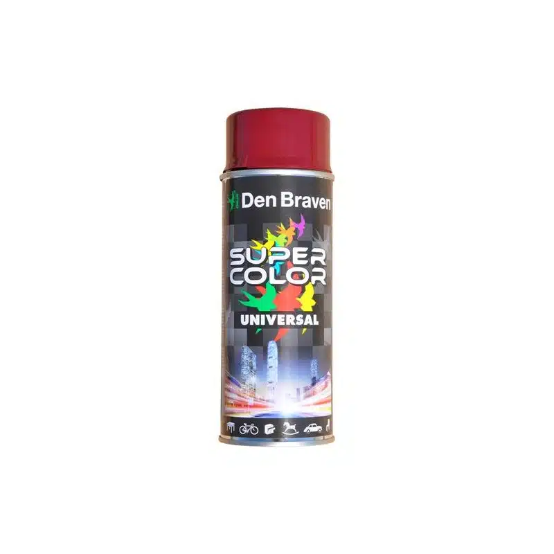 D3011 Spray vopsea universal, 400 ml RAL 3011, roșu închis Den Braven / D3011 - imagine 1