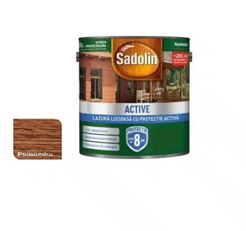 EXT10098 Lazură pentru lemn, lucioasă pe bază de solvent 2.5L, Sadolin, Palisandru / EXT10098 - imagine 1
