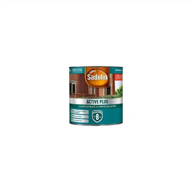 EXT10116 Lazură satinată pe bază de apă 0.75 L, Sadolin, Teak / EXT10116 - imagine 1