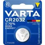 Baterie litiu CR2032, 3V, VARTA, argintie / EXT10405011