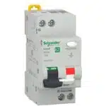 Siguranță diferențială combinată, 40A, 30mA, 4.5kA, Schneider, alb / EZ9D32640