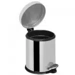 Coș de gunoi, capac pedală, inox, 5L ZILAN / ZLN6881 - imagine 2