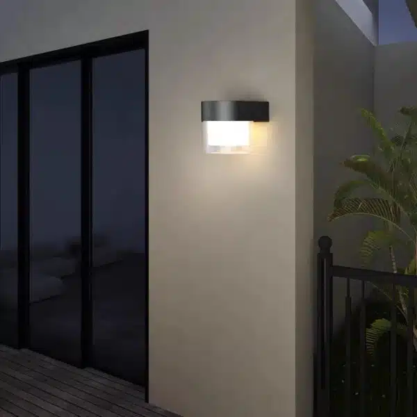 Lampă LED de perete, rotundă, încărcare solară, Z-TOOLS / ZTS8604 - imagine 2