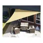 Pânză de umbrire triunghiulară, 5x5x5m, Z-TOOLS / ZTS9457 - imagine 2