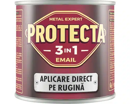 2001859 Email 3 în 1 direct pe rugină, pe bază de solvent 0.5L, Protecta, negru / 2001859 - imagine 1