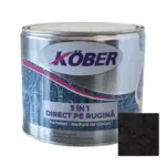 Email 3in1, direct pe rugina, hammer lovitura de ciocan, 2.5L, negru, KOBER / E81900-C2.5L