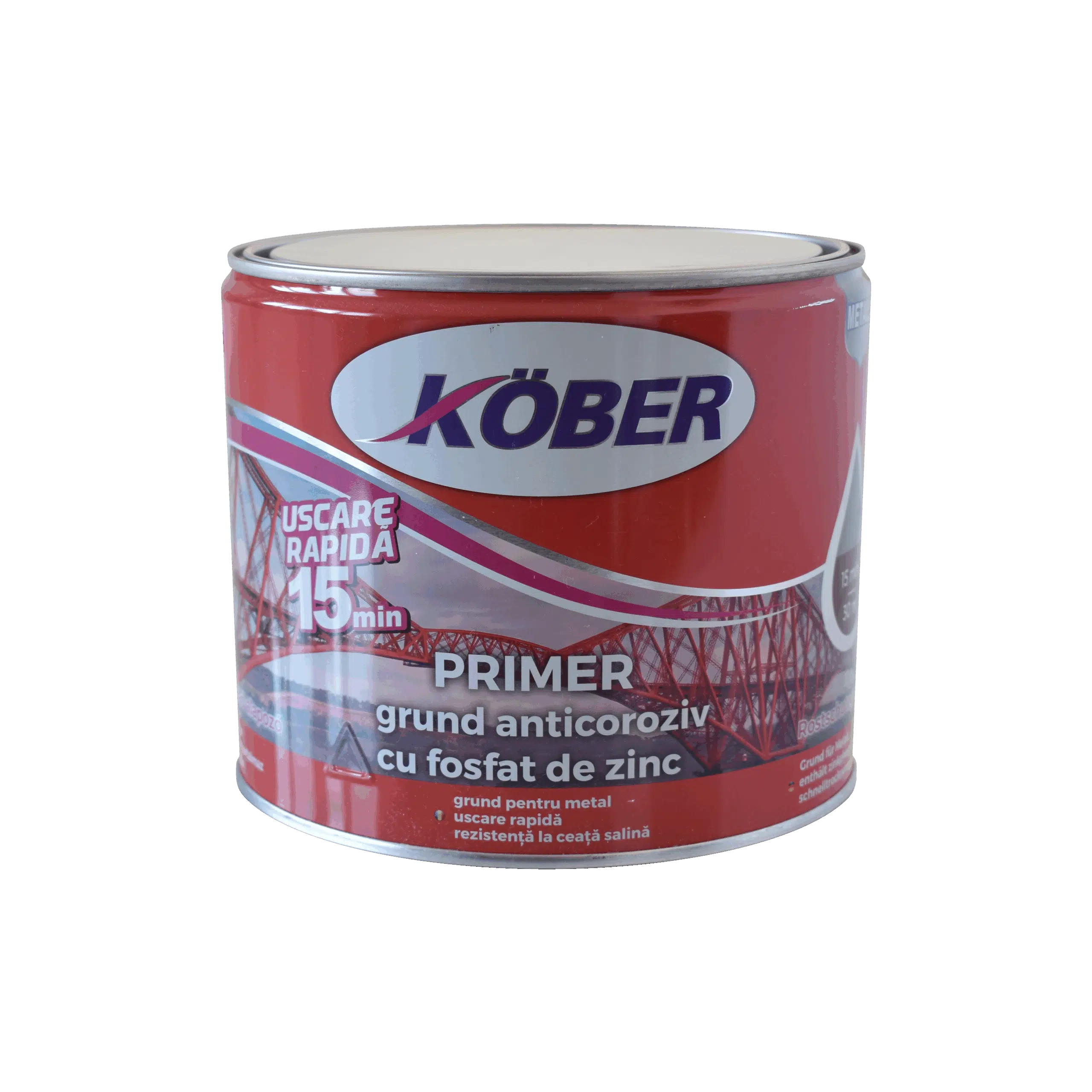 G5173-2-C2.5L_1 Grund primer pentru metal, 2.5L, rosu oxid KOBER / G5173-2-C2.5L - imagine 1