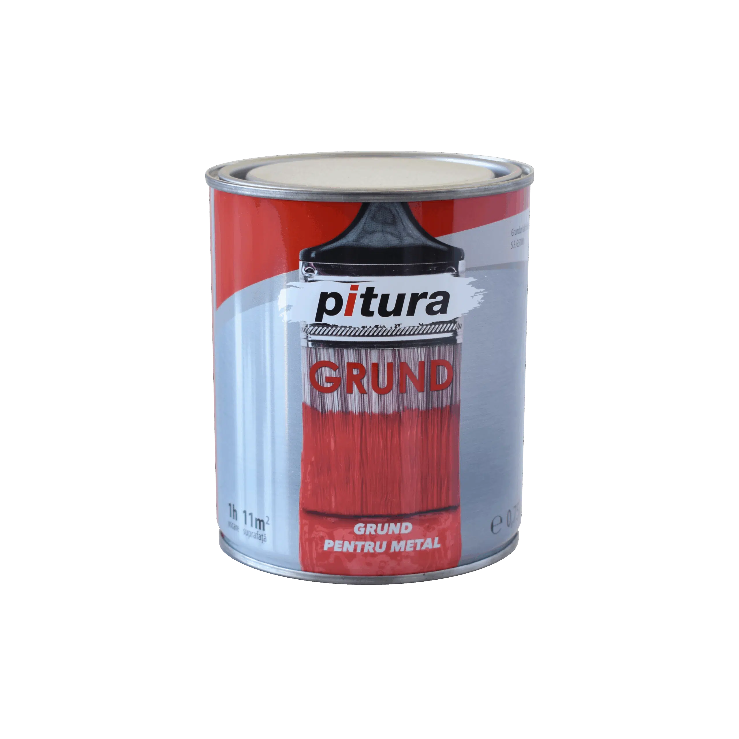 G5180-1-C0.75L_1 Grund pentru metal PITURA, 0.75L, rosu oxid KOBER / G5173-1-C0.75L - imagine 1