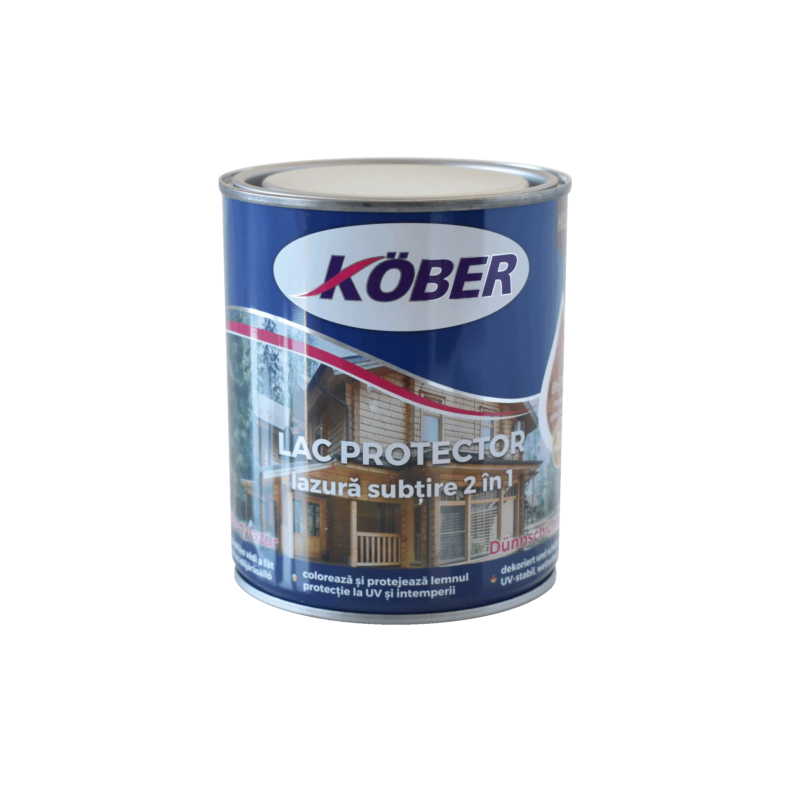 IG5170-C0.75L Lac protector lazura subtire, 0.75L, pin KOBER / IG5112-C075L - imagine 1