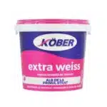 Vopsea lavabila pentru interior, extra weiss, 15L, KOBER / V4220-P15L
